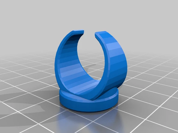 Byr Yüzük - Yuvarlak Rozet (Sadece Plastik Aparattır!!!) 3D - Resim 4