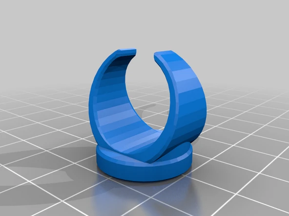 Byr Yüzük - Yuvarlak Rozet (Sadece Plastik Aparattır!!!) 3D - Resim 3