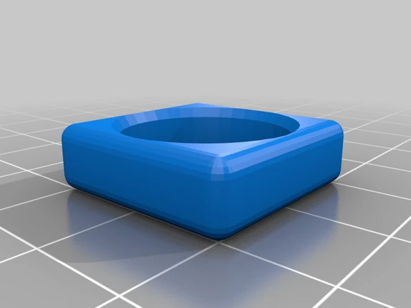 Byr Yüzük - Kare (Sadece Plastik Aparattır!!!) 3D - Resim 3