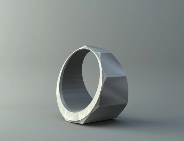 Byr Yüzük - eğimli somun 3 (Sadece Plastik Aparattır!!!) 3D - Resim 2