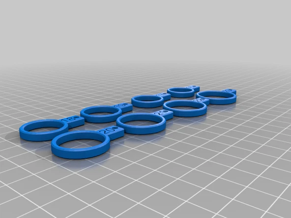 Byr Yüzük - Çapraz Delik (Sadece Plastik Aparattır!!!) 3D - 3