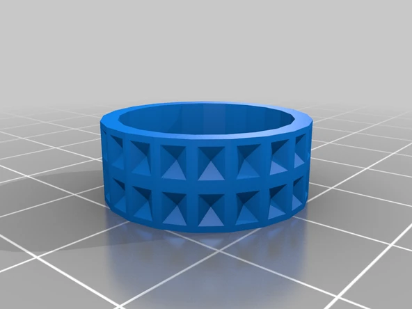 Byr Yüzük - gömme piramitler (Sadece Plastik Aparattır!!!) 3D - Resim 3