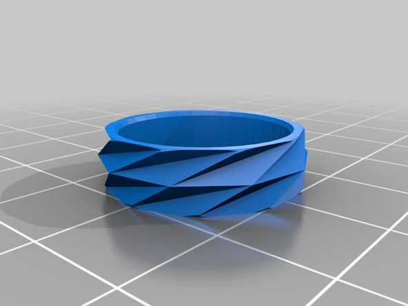 Byr Yüzük - Katlanmış Yüzler (Sadece Plastik Aparattır!!!) 3D - Resim 3