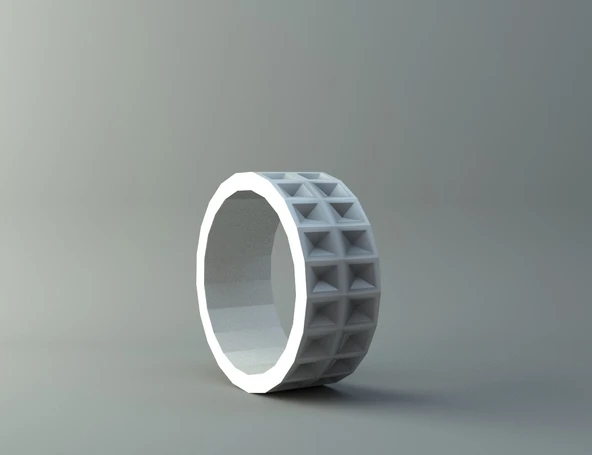 Byr Yüzük - gömme piramitler (Sadece Plastik Aparattır!!!) 3D - Resim 2