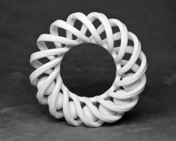 Byr Yedi topla sarmal yüzük (Sadece Plastik Aparattır!!!) 3D ürün görseli