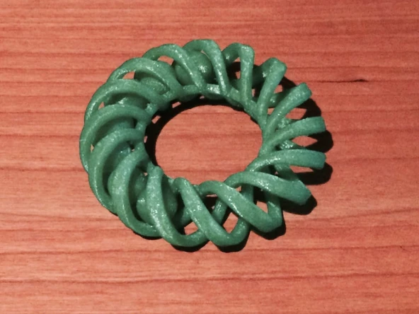 Byr Yedi topla sarmal yüzük (Sadece Plastik Aparattır!!!) 3D - Resim 2