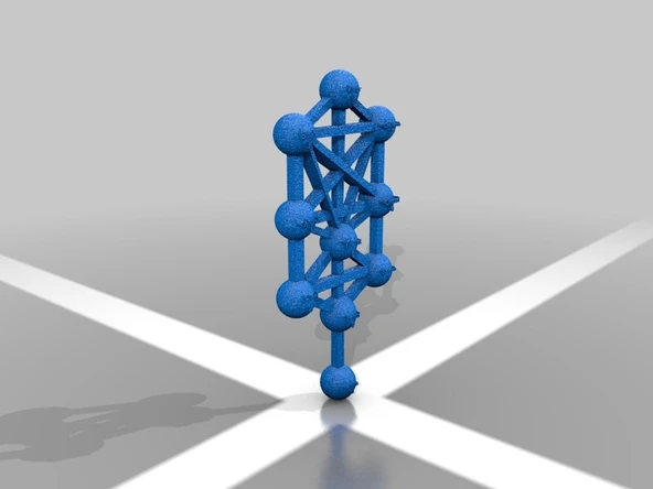 Byr Kabala kolye (Sadece Plastik Aparattır!!!) 3D ürün görseli