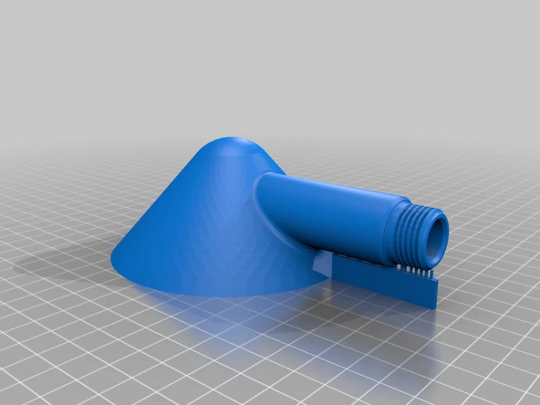 Byr Duş başlığı (2 parça) (Sadece Plastik Aparattır!!!) 3D - Resim 4