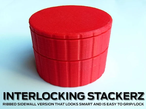 Byr Yüzük yan duvar birbirine taşıyan Stackerz (Sadece Plastik Aparattır!!!) 3D ürün görseli