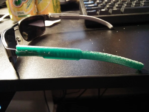 Byr Güneş gözlüğü kolu (Sadece Plastik Aparattır!!!) 3D - 2