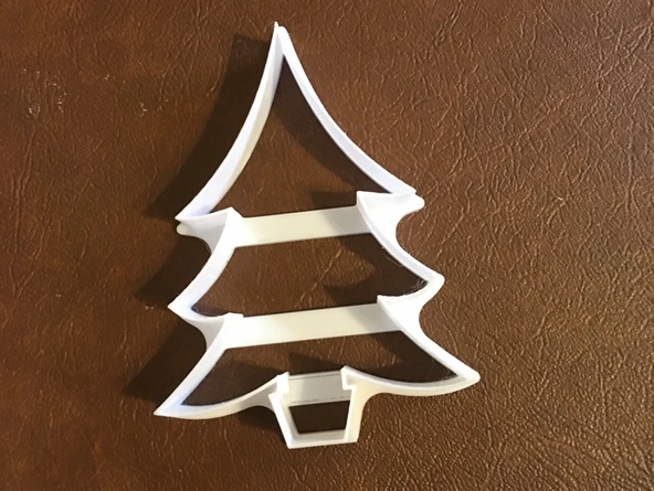 Byr Yılbaşı Ağacı (Büyük) kurabiye kalıbı (Sadece Plastik Aparattır!!!) 3D - Resim 3