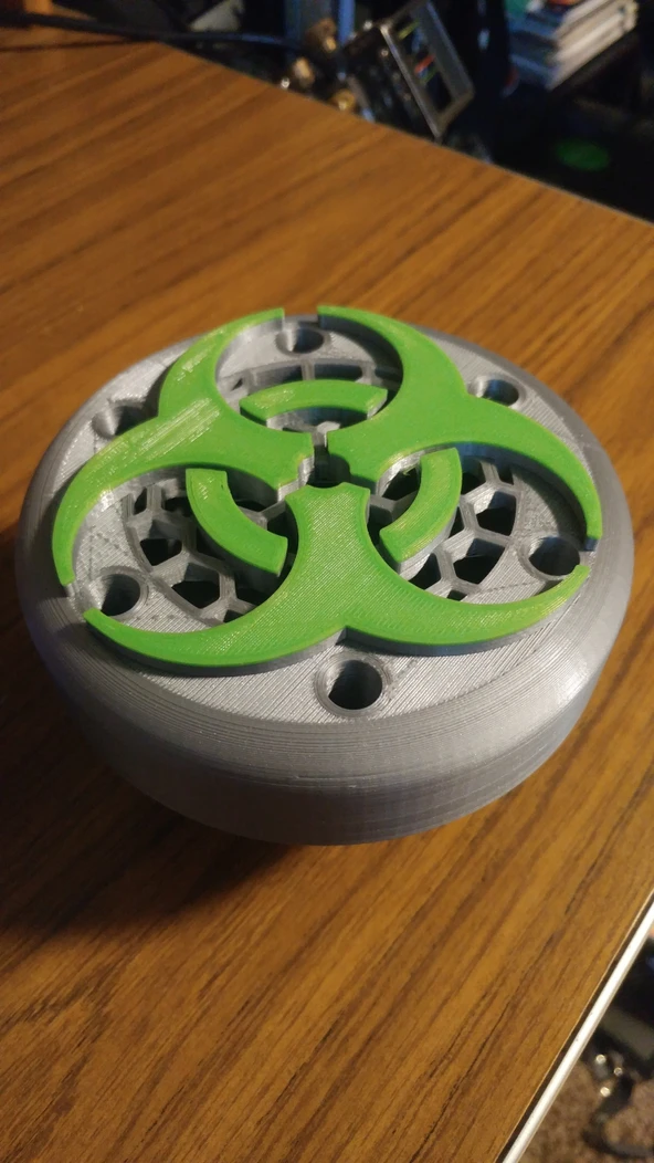 Byr İsrail Sivil Gaz Maske Filtresi (Sadece Plastik Aparattır!!!) 3D - Resim 2