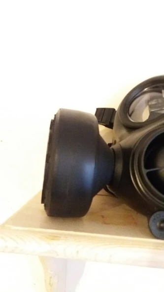 Byr İsrail Sivil Gaz Maske Filtresi (Sadece Plastik Aparattır!!!) 3D - Resim 3