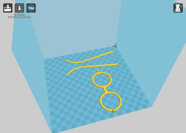 Byr Jean Pierre Coffe (JPC) tarafından gözlük (Sadece Plastik Aparattır!!!) 3D