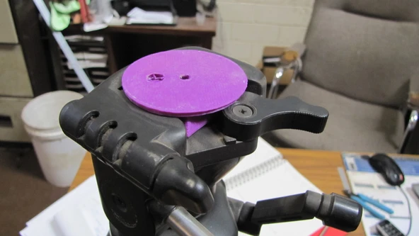 Byr Ambico / Velbon Tripod için Hızlı Çıkarma Kamera Montajı (Sadece Plastik Aparattır!!!) 3D - 3