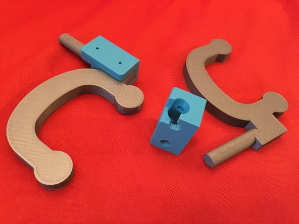 Byr Tezgah Katar Çöp Çanta Tutucu (Sadece Plastik Aparattır!!!) 3D - 2