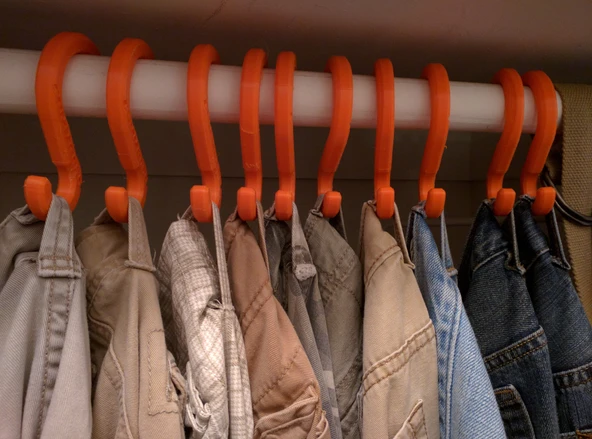 Byr Pantolon askısı (Sadece Plastik Aparattır!!!) 3D - 2