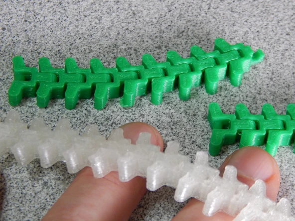 Byr Fosillz bilezik aka yılan omurga (Sadece Plastik Aparattır!!!) 3D - Resim 4