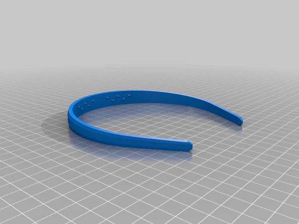 Byr Basit Saç Bandı Başlığı (Sadece Plastik Aparattır!!!) 3D - 4