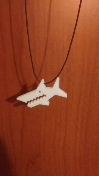 Byr Mini. Bay Shark - Kolye (Sadece Plastik Aparattır!!!) 3D - Resim 2