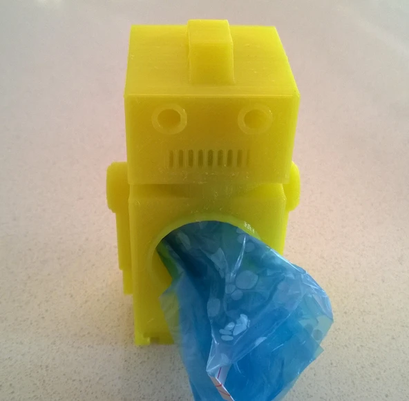 Byr Robot köpek kaka çanta sahibi (Sadece Plastik Aparattır!!!) 3D - 2