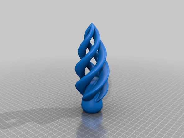 Byr Dekoratif spiral bahçe çubuk topper (Sadece Plastik Aparattır!!!) 3D - 3
