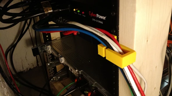 Byr 1U Sunucu Raf Kablo Yüzük (Sadece Plastik Aparattır!!!) 3D - Resim 4