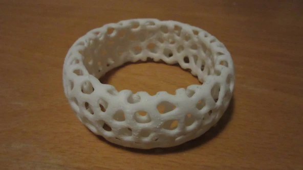 Byr Voronoi Bilezik 2 (Sadece Plastik Aparattır!!!) 3D - 4