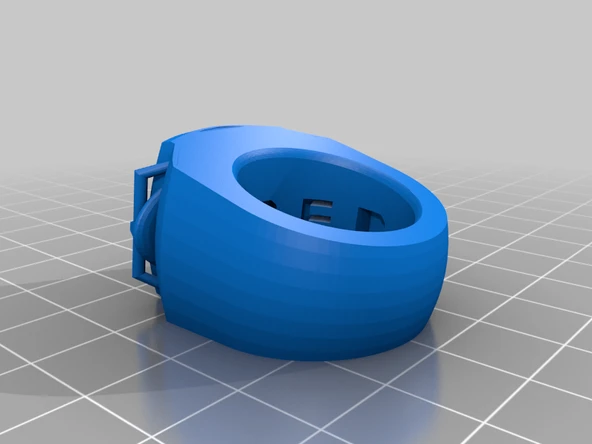 Byr Anelo "Akademi" Shabot - "Akademi" Yüzük Shabot (Sadece Plastik Aparattır!!!) 3D - Resim 4