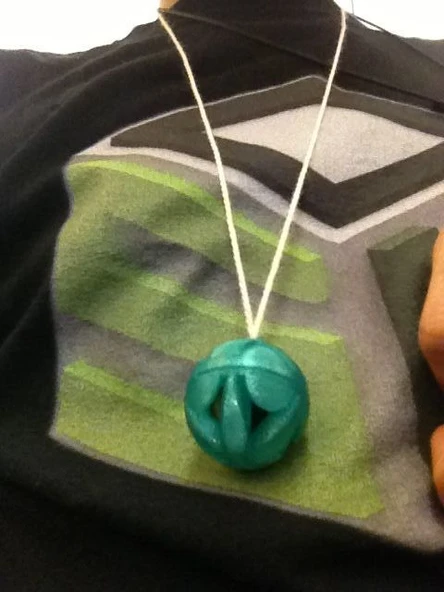 Byr Mermer konteyner kolye (Sadece Plastik Aparattır!!!) 3D - Resim 3