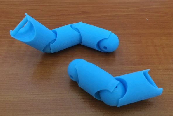 Byr Tuzak menteşeli yılan - tasarım egzersizi (Sadece Plastik Aparattır!!!) 3D - 3