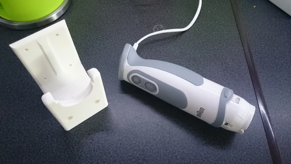 Byr Elde tutulan blender braun multiquick için kabine montaj / stand / wallmount (Sadece Plastik Aparattır!!!) 3D - 3