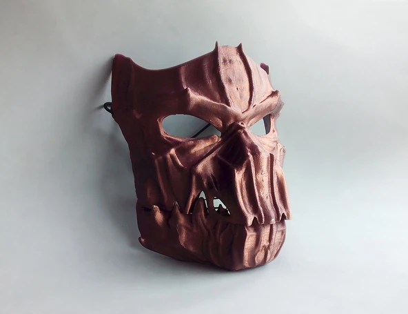 Byr Karanlık Maske - Eklemli (Sadece Plastik Aparattır!!!) 3D - Resim 4