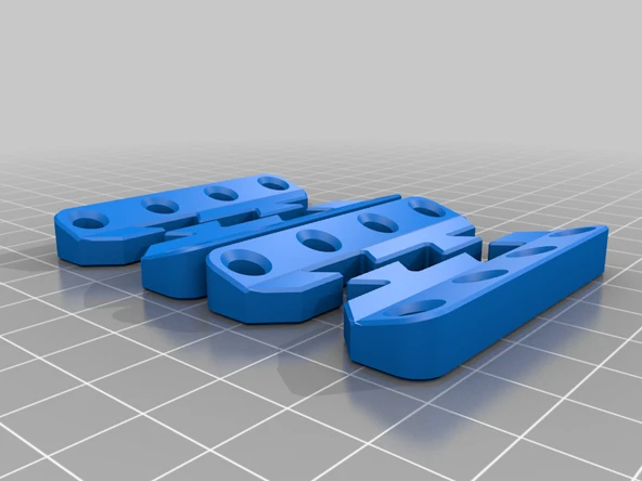 Byr Klöts (hızlı ayakkabı bağları) zımparalama uyumu olmadan yeniden karıştırıldı. (Sadece Plastik Aparattır!!!) 3D - 4