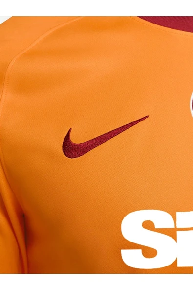 Galatasaray Orijinal 23-24 Sezon Sarı Kırmızı 5 Yıldızlı Çocuk Forma + Uçlu Kalem Hediye Ahşap Kutu - 7