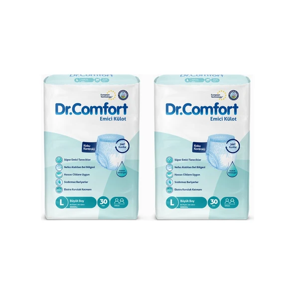 dr. Comfort Emici Külot Large Büyük Beden 60 Adet - 2