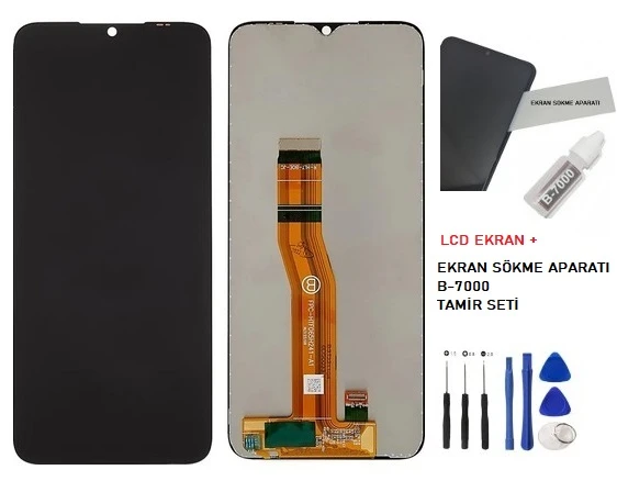 Tkgz - Honor X6A Uyumlu Lcd Ekran Dokunmatik SERVİCE - PACK + B-7000 + Montaj Seti - Resim 2