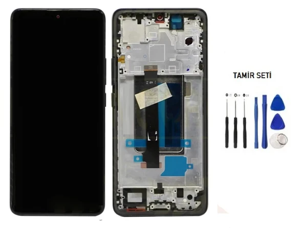 Tkgz - Xiaomi Redmi NOTE 13 PRO PLUS (5G) Uyumlu Lcd Ekran Dokunmatik SERVİCE - PACK - FULL ÇITALI + Montaj Seti - Resim 2