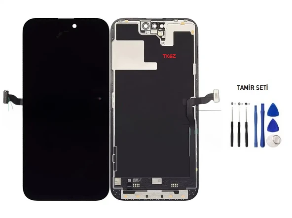 Tkgz - iPhone 14 PRO Uyumlu Lcd Ekran Dokunmatik A+A Kalite  + Montaj Seti - Resim 2