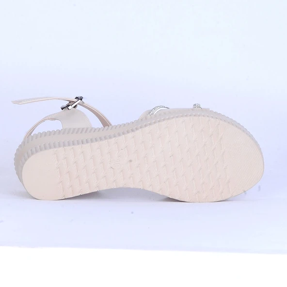 Moda Ayakkabı 149 Ortopedik Kadın 7Cm Sandalet Ayakkabı - 4