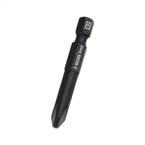 SGS POZİDRİV UÇLU BİTS S2 PZ2X75mm 10 LU PAKET - 1