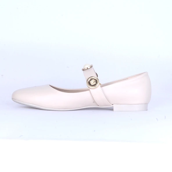 Moda Ayakkabı 174 Cilt Kadın Rahat Günlük Babet Ayakkabı - 6