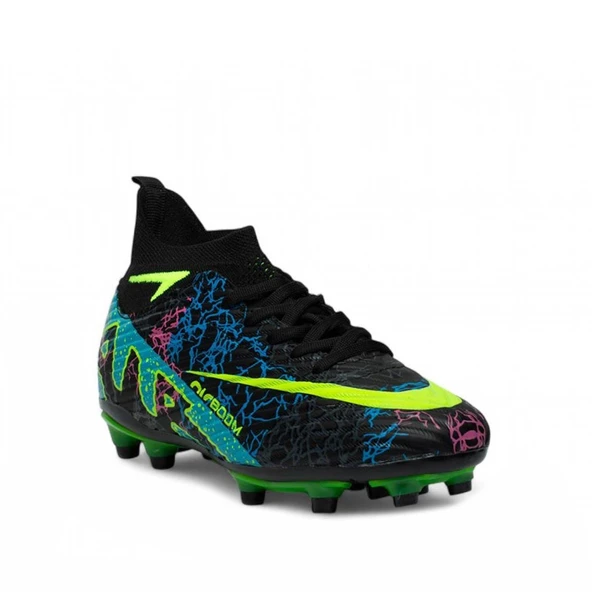 Laliga 600 Syh-Sarı Erkek Çoraplı Krampon Ayakkabı - Resim 6