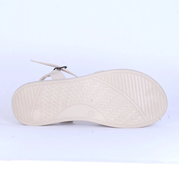 Moda Ayakkabı 147 Ortopedik Kadın Tokalı Sandalet Ayakkabı - 4