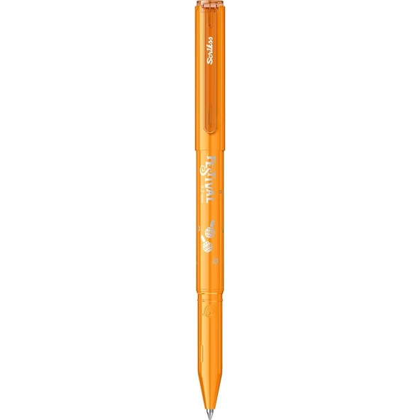 SCRIKSS FESTIVAL JEL KALEM 0.7 MM TURUNCU - 1