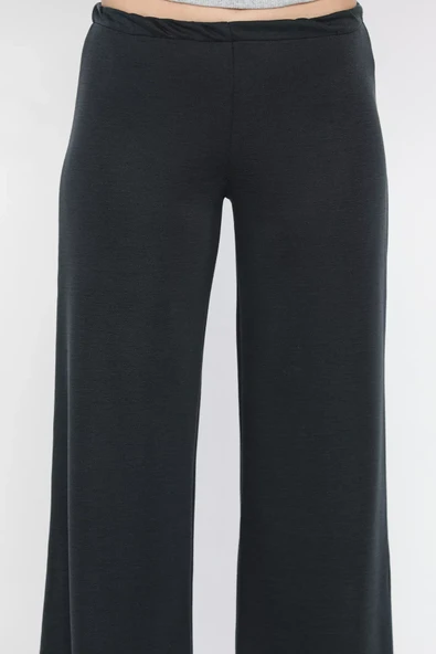 Füme Kadın Bel Lastikli Modal Kumaş Pantolon - 4