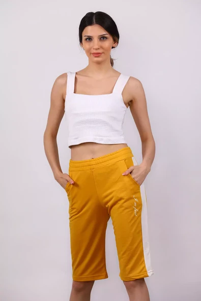Hardal Kadın Yan Şeritli Kapri - 3