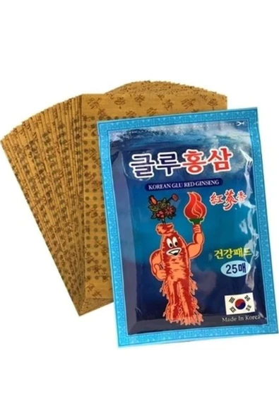 bitkisel fırsatlar 25 Adet Medikal Tts Bant Korean Glu Red Ginseng - 1