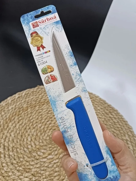 Sürmene 61004 Mutfak Bıçağı (9,50 Cm) Koyu Mavi - 3