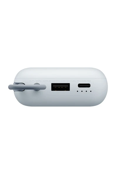 Power Bank Entegre Kablo 10000mAh 22.5W BHR9073GL - Buz Mavisi - 4